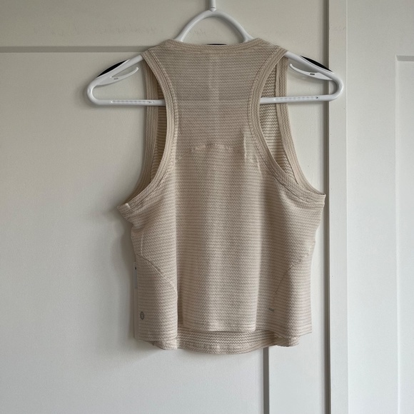 Lululemon⎜Run and Train Racerback Tank⎜Heathered White Opal - Picture 14 of 15